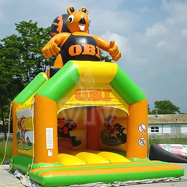 Branded custom inflatable bounce unit