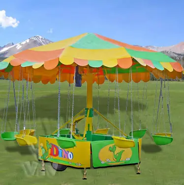 Mechanical carousel attraction