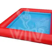 Inflatable swimming pool unit