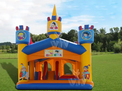 Bimbolo roofed inflatable bounce