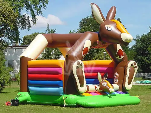 Cangaroo roofed inflatable bounce