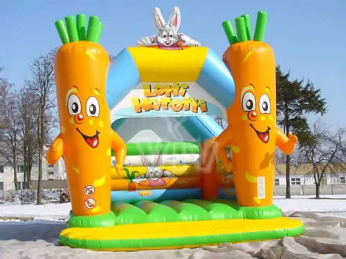 Karotti roofed inflatable bounce