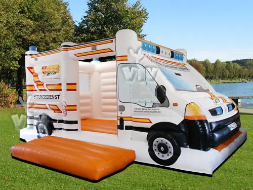 Ambulance open-top inflatable bounce