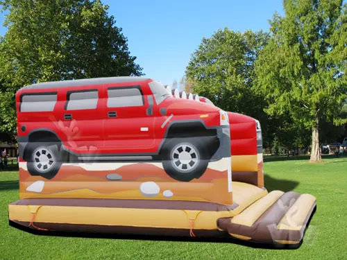 Hummer open-top inflatable bounce
