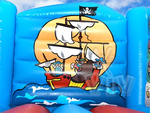 Pirates open-top inflatable bounce