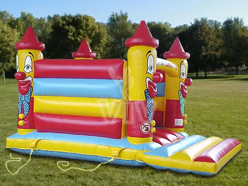 Happy Clown open-top inflatable bounce