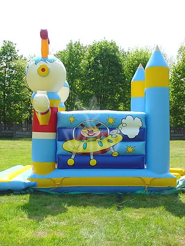 Space open-top inflatable bounce