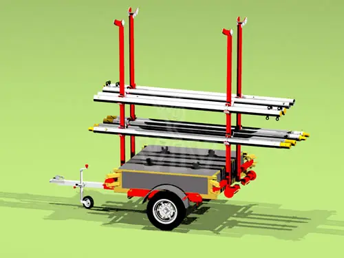 Golden bungee mechanical attraction product photo