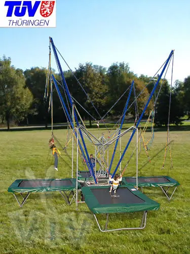 Trampoline Blue Star mechanical attraction product photo