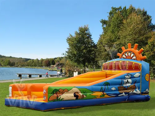 Bungee-run Pirates competition inflatable product photo