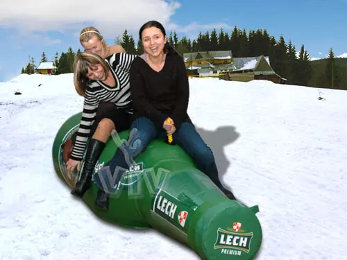 Bottle sledge promotional inflatable product photo