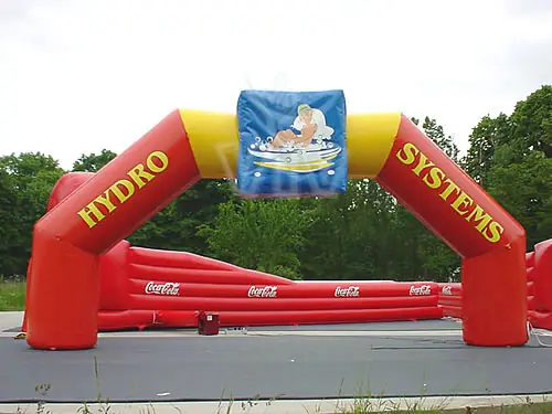 Arched promotional inflatable product photo