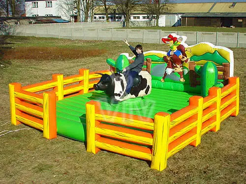 Rodeo bull Heavy mechanical attraction product photo