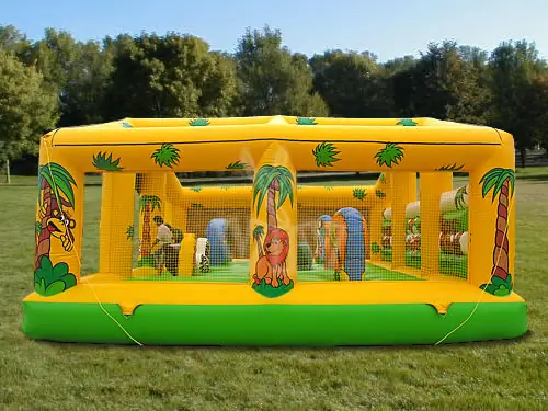 Active playground with roof specials inflatable product photo