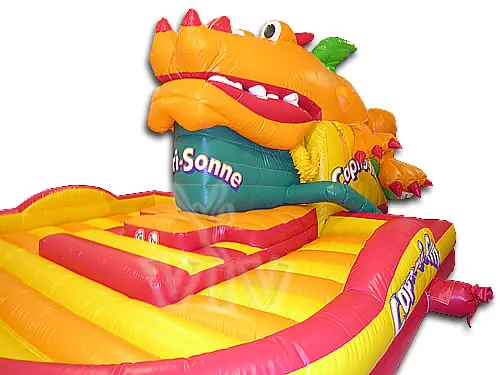 Dragon swallower inflatable slide
