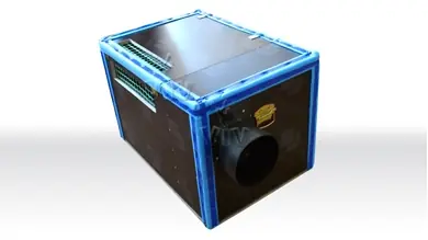 Box for the blower inflatable product