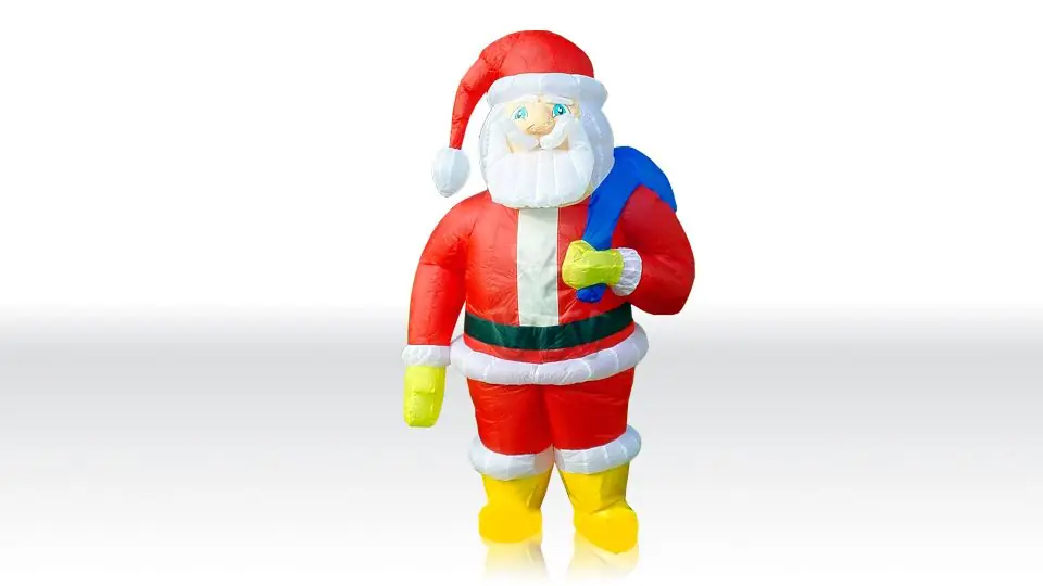 Father Christmas Costume (with blower) commercial attraction accessory