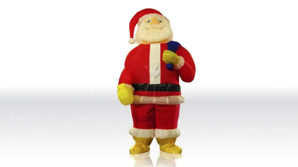 Father Christmas Costume (with blower) commercial attraction accessory