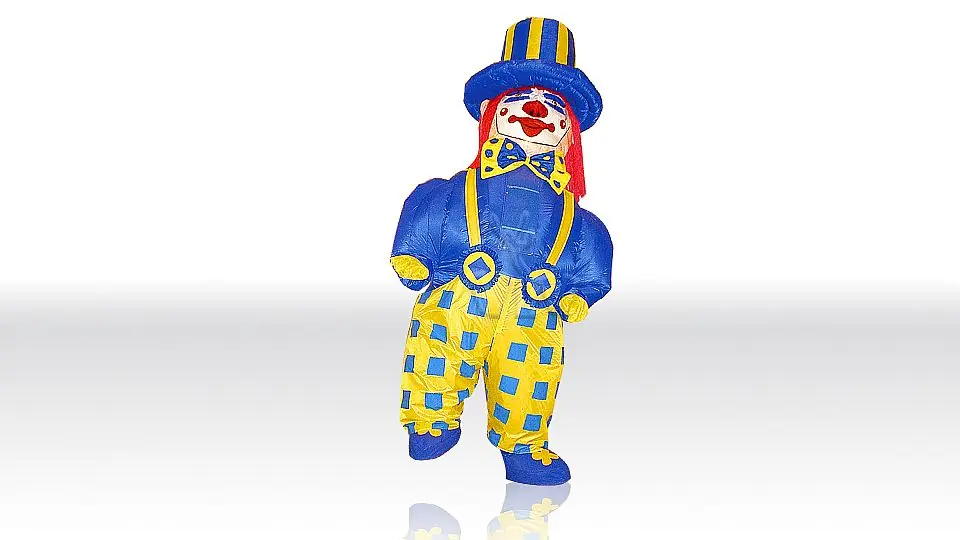 Costume Clown (with blower) commercial attraction accessory
