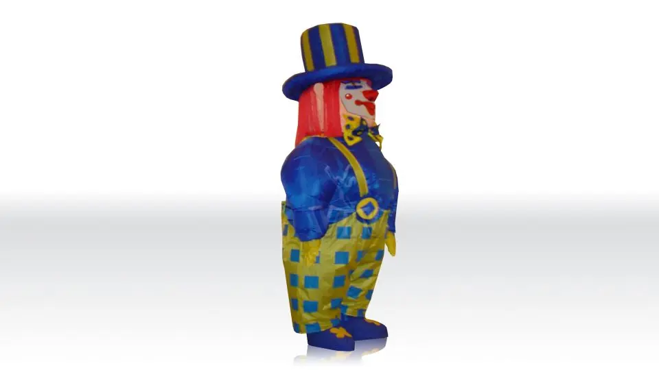Costume Clown (with blower) commercial attraction accessory