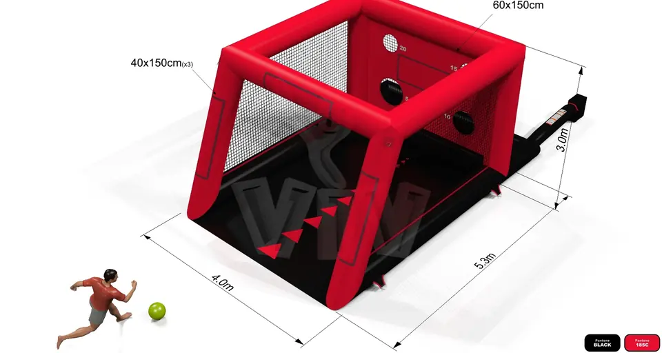 Accuracy Gate commercial inflatable action game