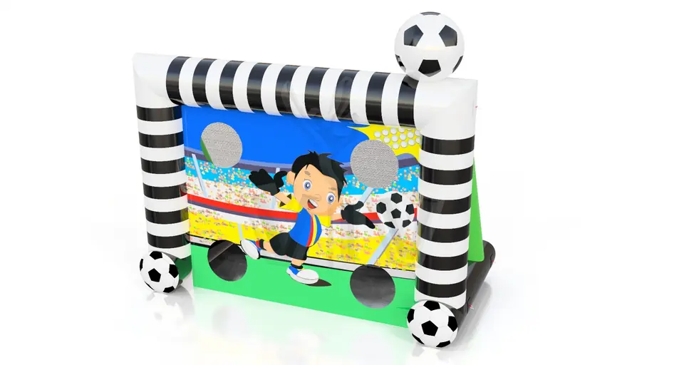 Accuracy gate soccer commercial inflatable action game