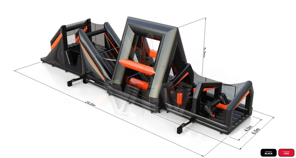 Active Center Gladiators - Collection Fun in Black commercial inflatable action game