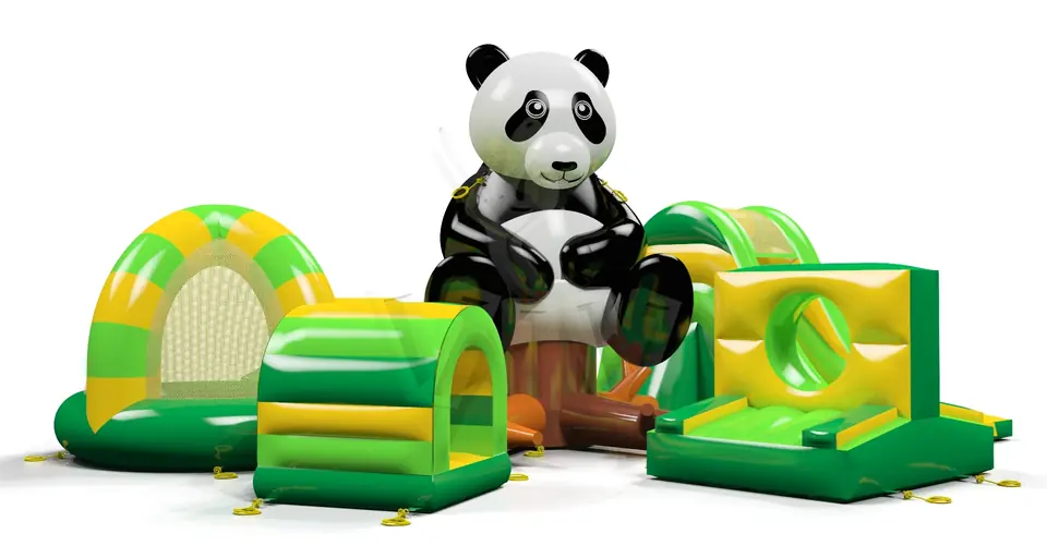 Active Playground Panda commercial inflatable action game
