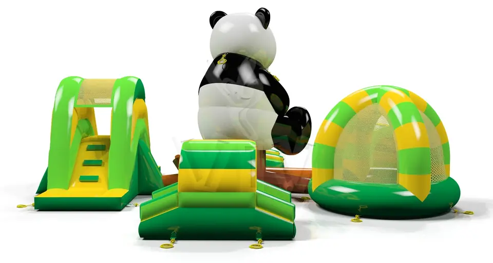 Active Playground Panda commercial inflatable action game