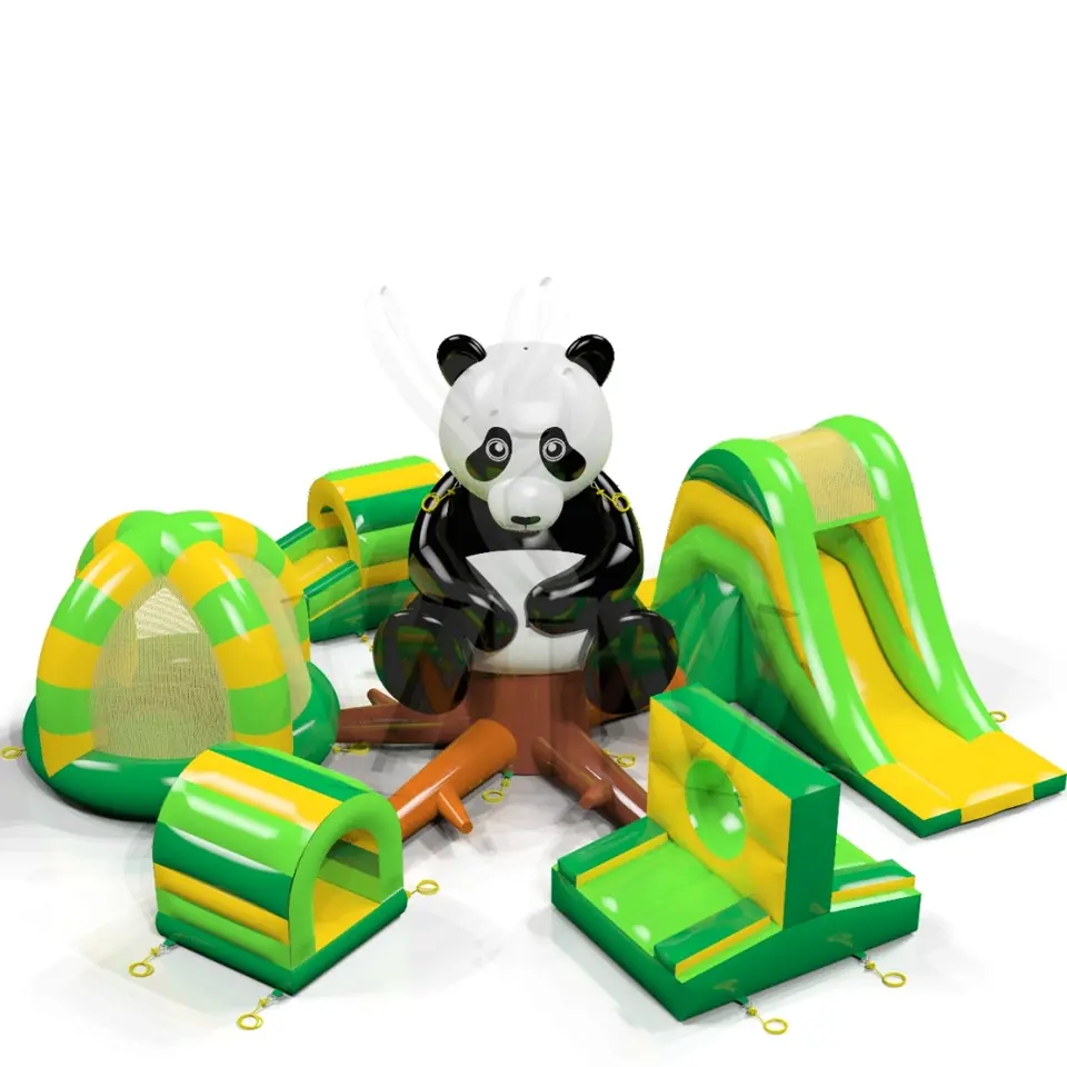 Active Playground Panda commercial inflatable action game