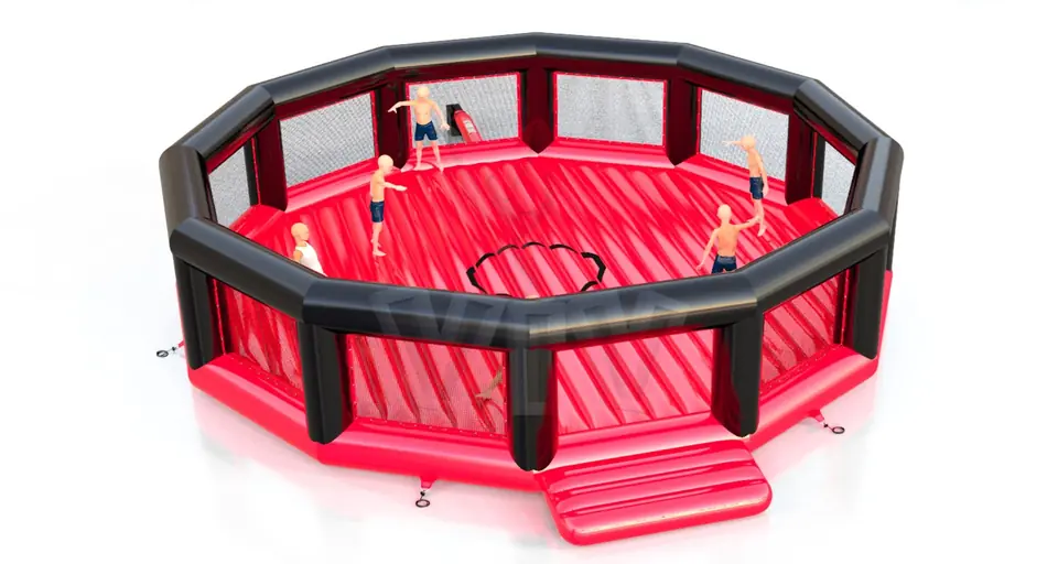 Arena commercial inflatable action game