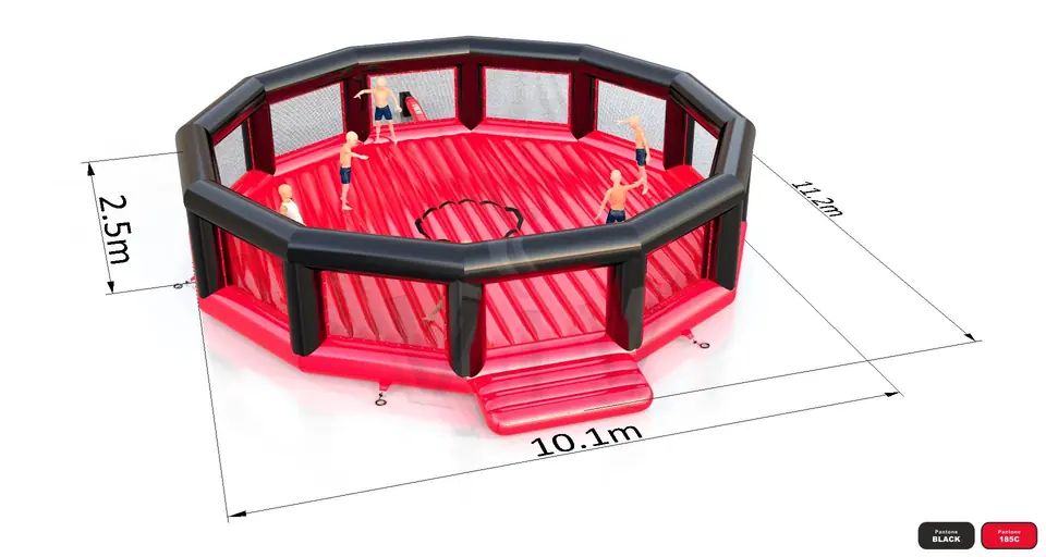 Arena commercial inflatable action game