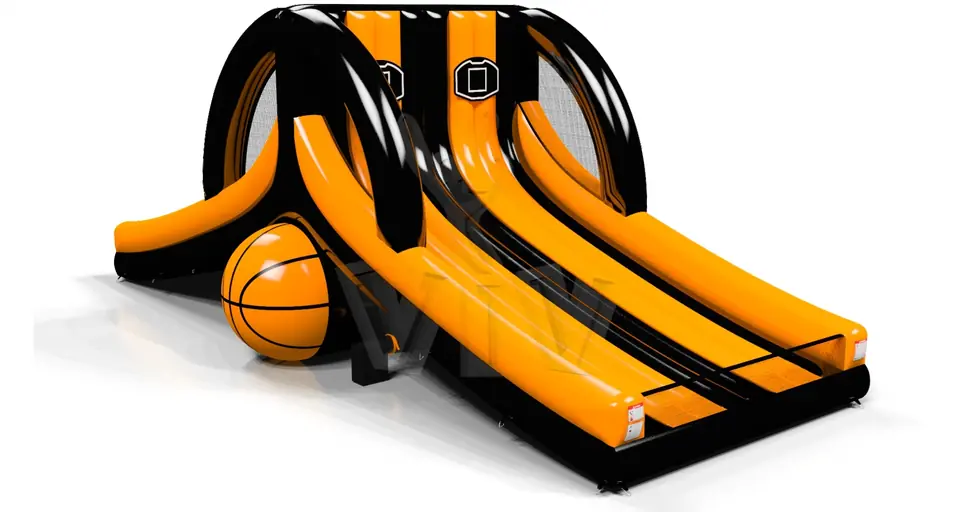 Basketball for 4 Players - Fun in Black commercial inflatable action game