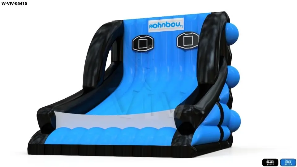 Blue Basketball commercial inflatable action game