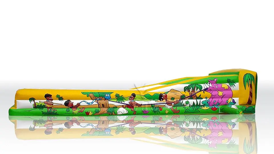 Bungee Run Giant with painting commercial inflatable action game