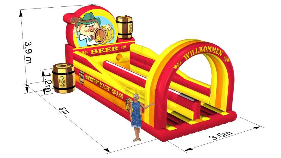 Bungee Run Oktoberfest - Collection Oktoberfest commercial inflatable action game