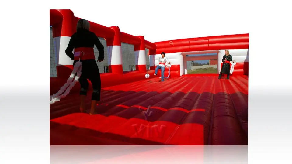 Bungee Soccer commercial inflatable action game