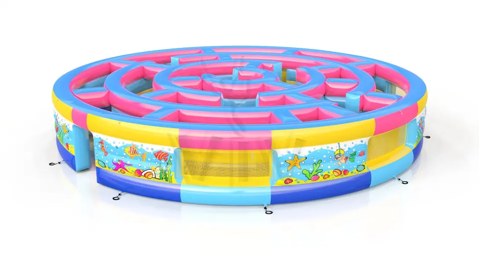 Circular Labyrinth commercial inflatable action game