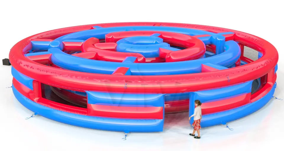 Circular Labyrinth commercial inflatable action game