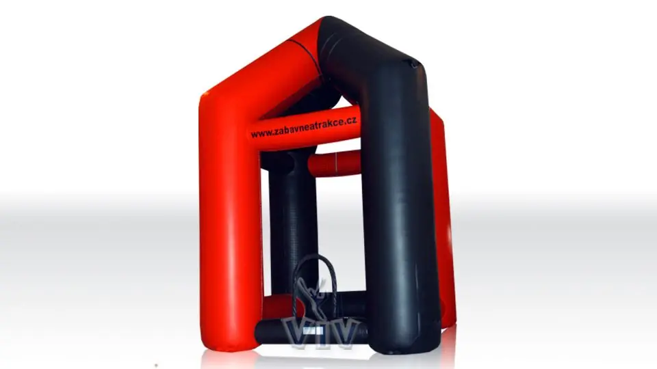 Crate-piling device commercial inflatable action game