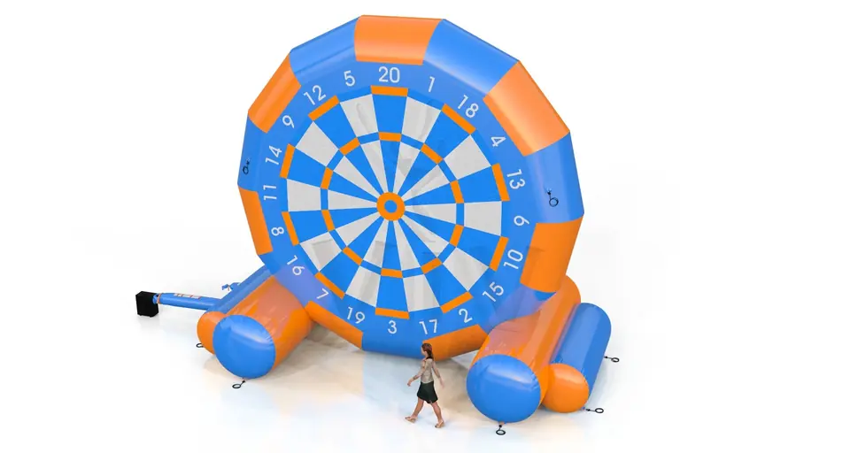 Dart foot commercial inflatable action game