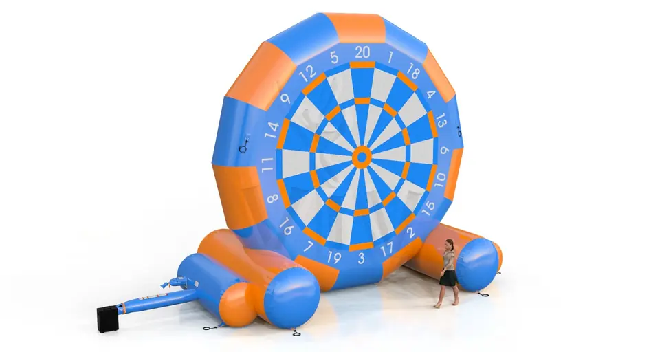 Dart foot commercial inflatable action game