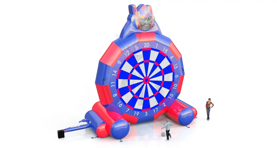 Dart Foot Robots commercial inflatable action game