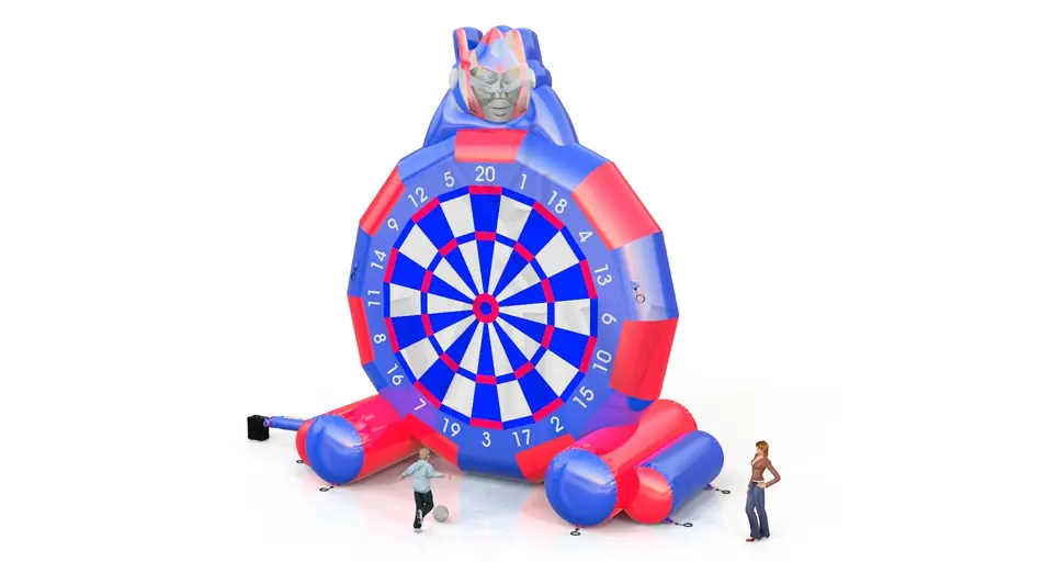 Dart Foot Robots commercial inflatable action game