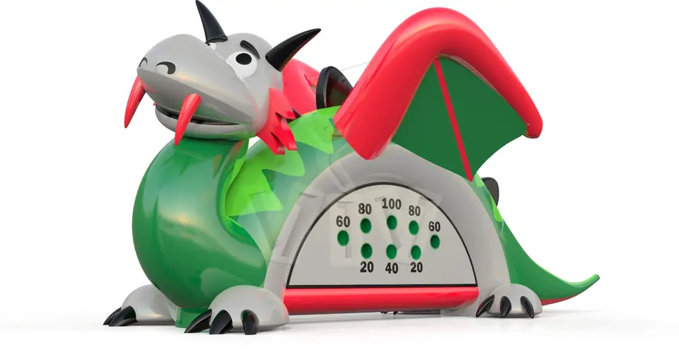 Dragon hunting commercial inflatable action game