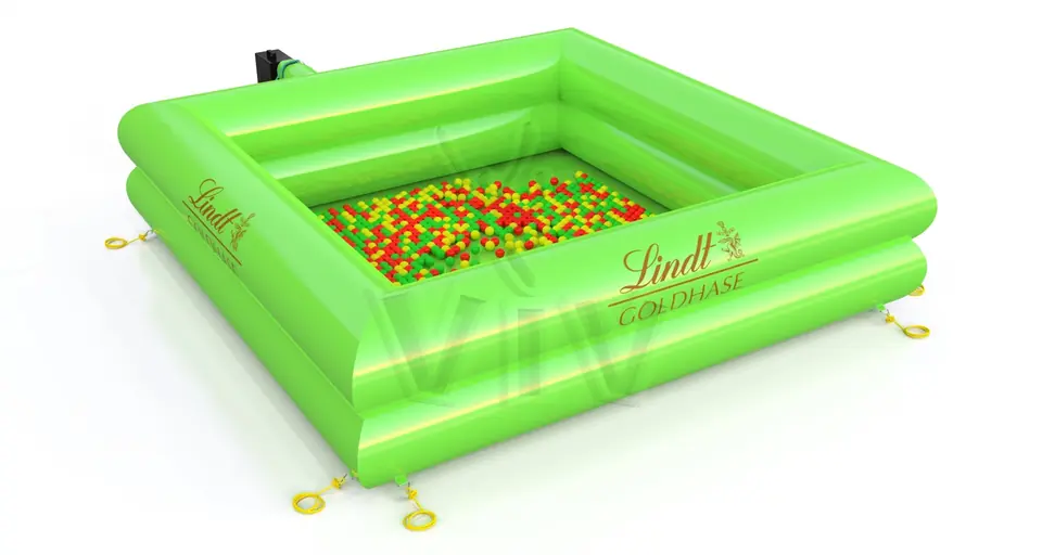 Dry pool LINDT commercial inflatable action game