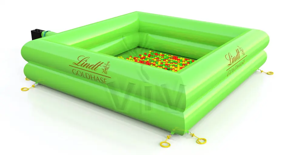 Dry pool LINDT commercial inflatable action game