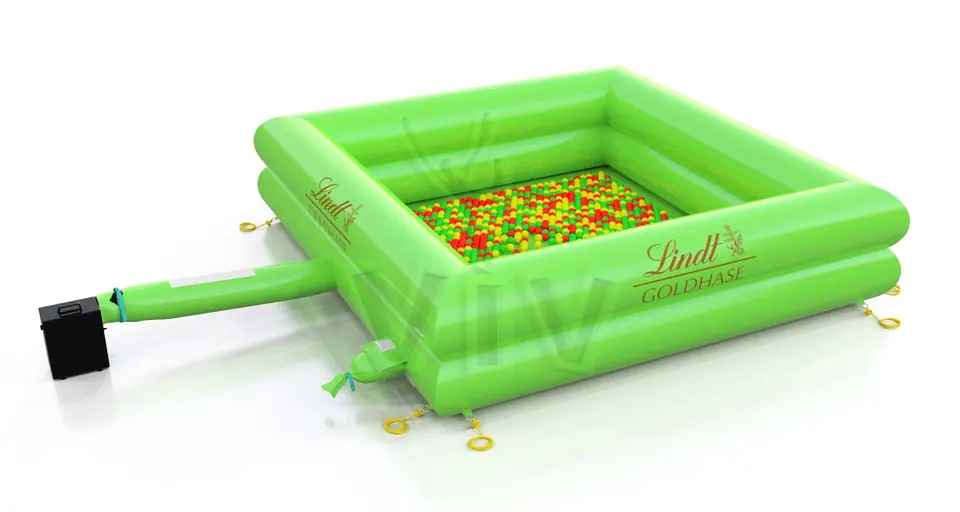 Dry pool LINDT commercial inflatable action game