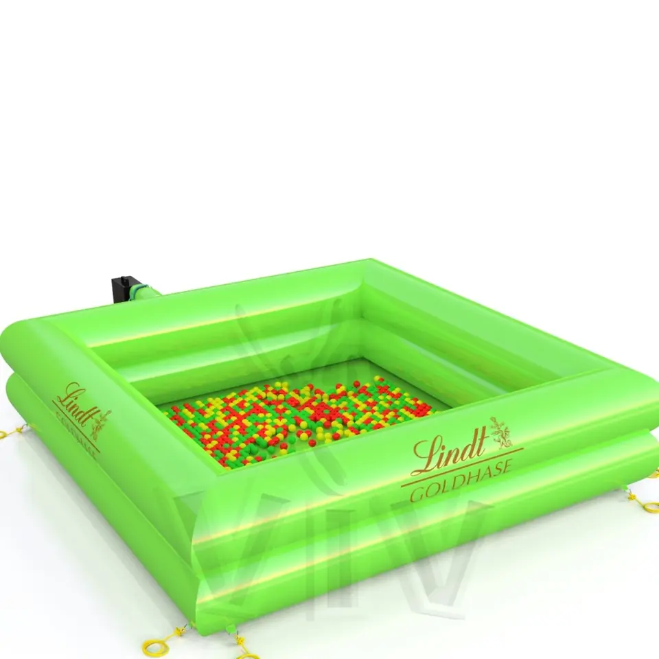Dry pool LINDT commercial inflatable action game