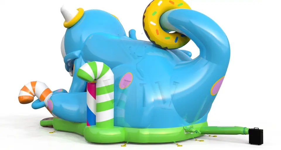Dry Pool Monsters commercial inflatable action game